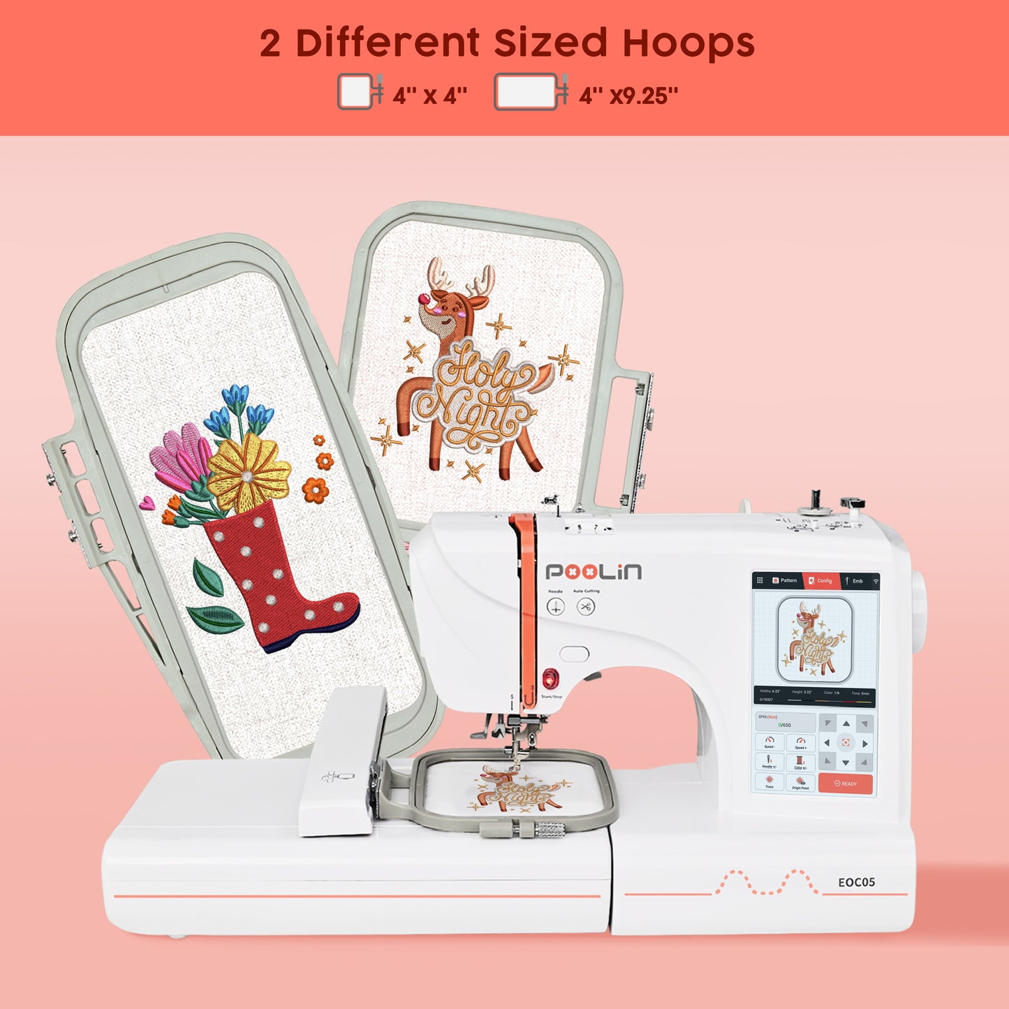 POOLIN EOC05 Embroidery Machine