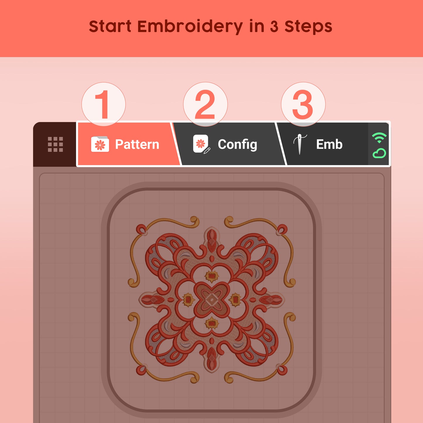 POOLIN EOC06 Embroidery Machine