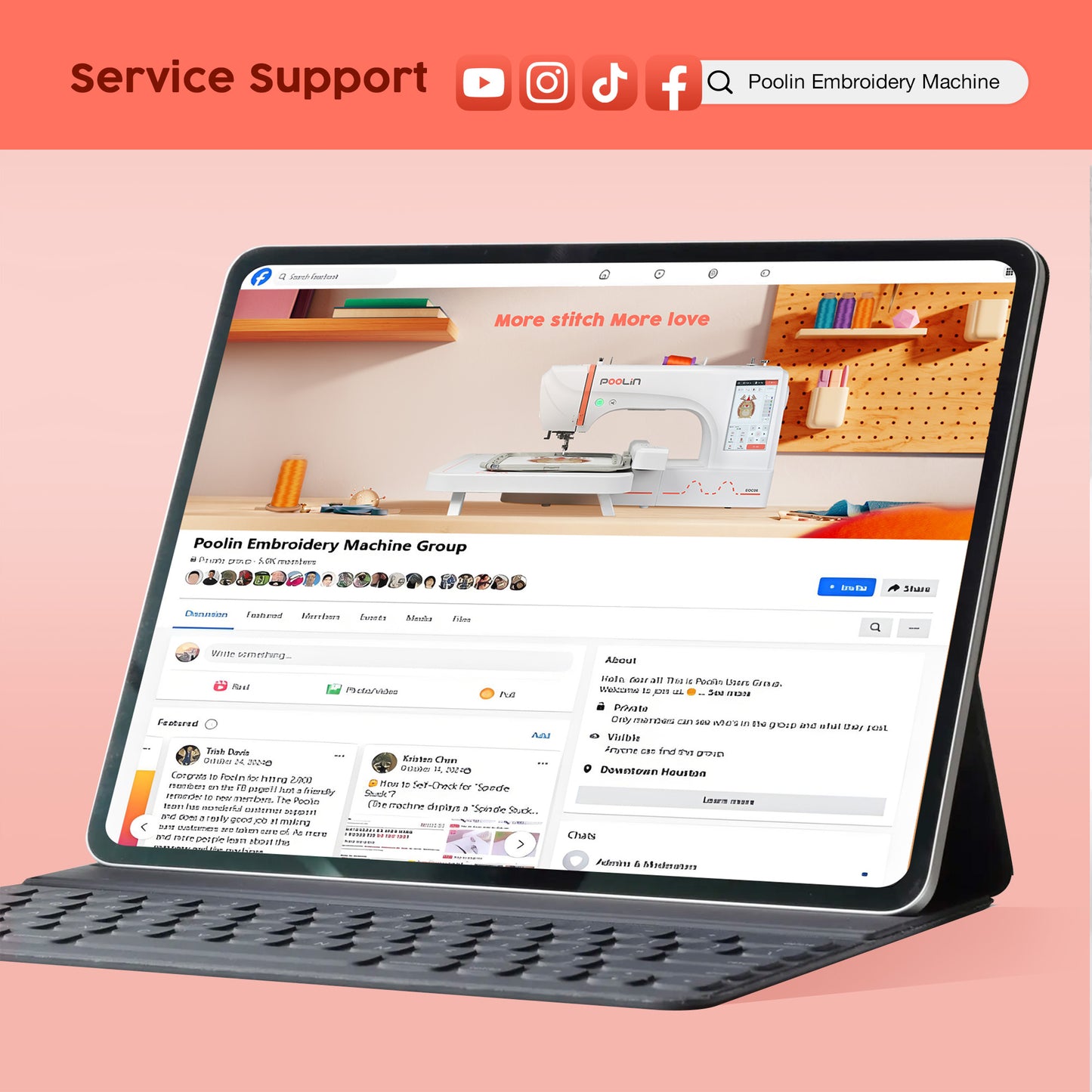 POOLIN EOC05(2in1) Sewing & Embroidery Machine