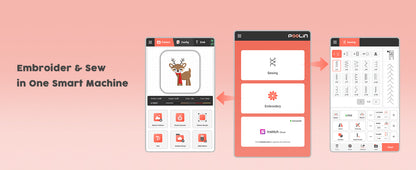 POOLIN EOC05(2in1) Sewing & Embroidery Machine