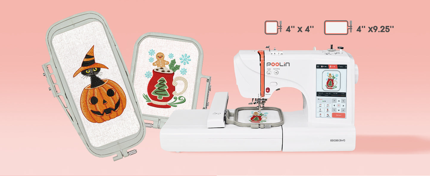 POOLIN EOC05(2in1) Sewing & Embroidery Machine