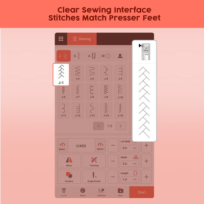 POOLIN EOC05(2in1) Sewing & Embroidery Machine