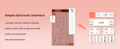 POOLIN EOC05(2in1) Sewing & Embroidery Machine