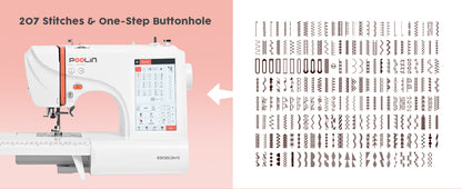 POOLIN EOC05(2in1) Sewing & Embroidery Machine